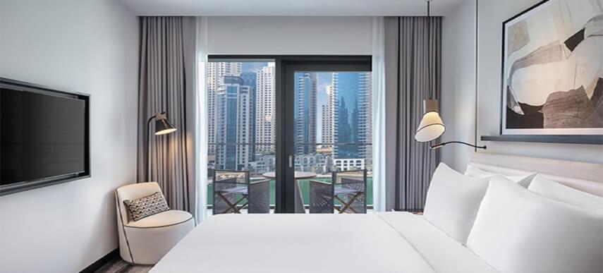 Hotel Vida Dubai Marina & Yacht Club Exterior foto